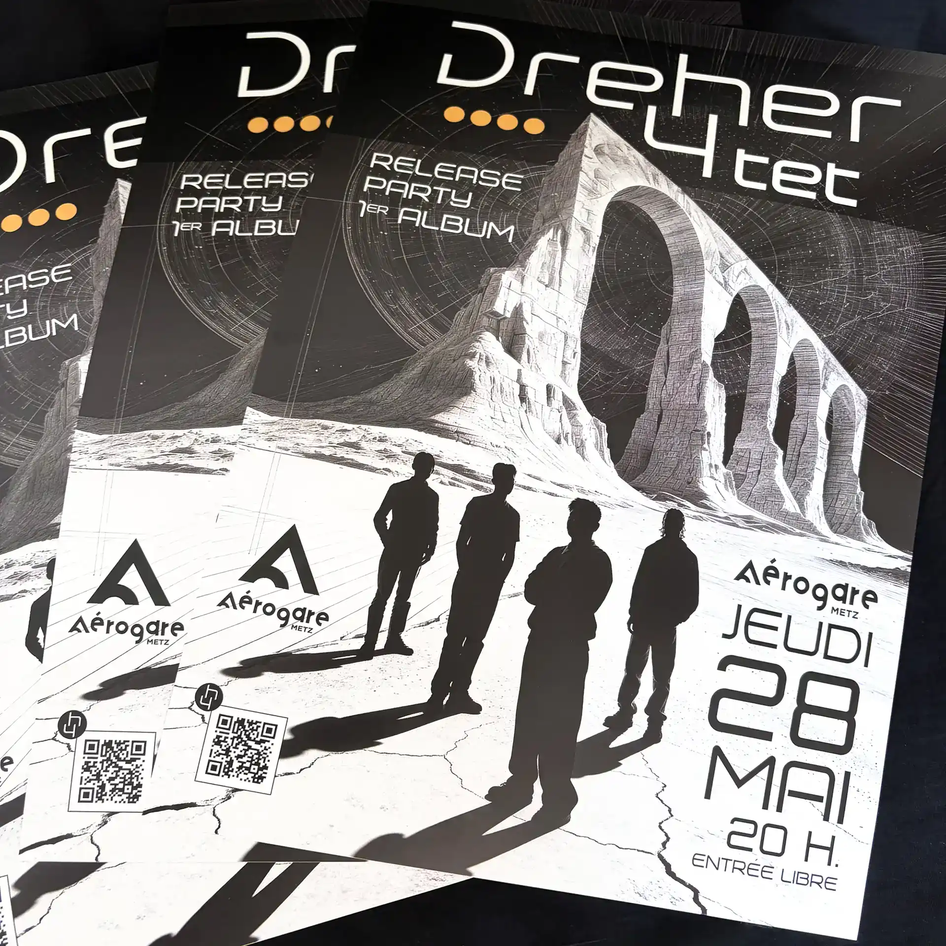 Affiche de concert Dreher 4tet