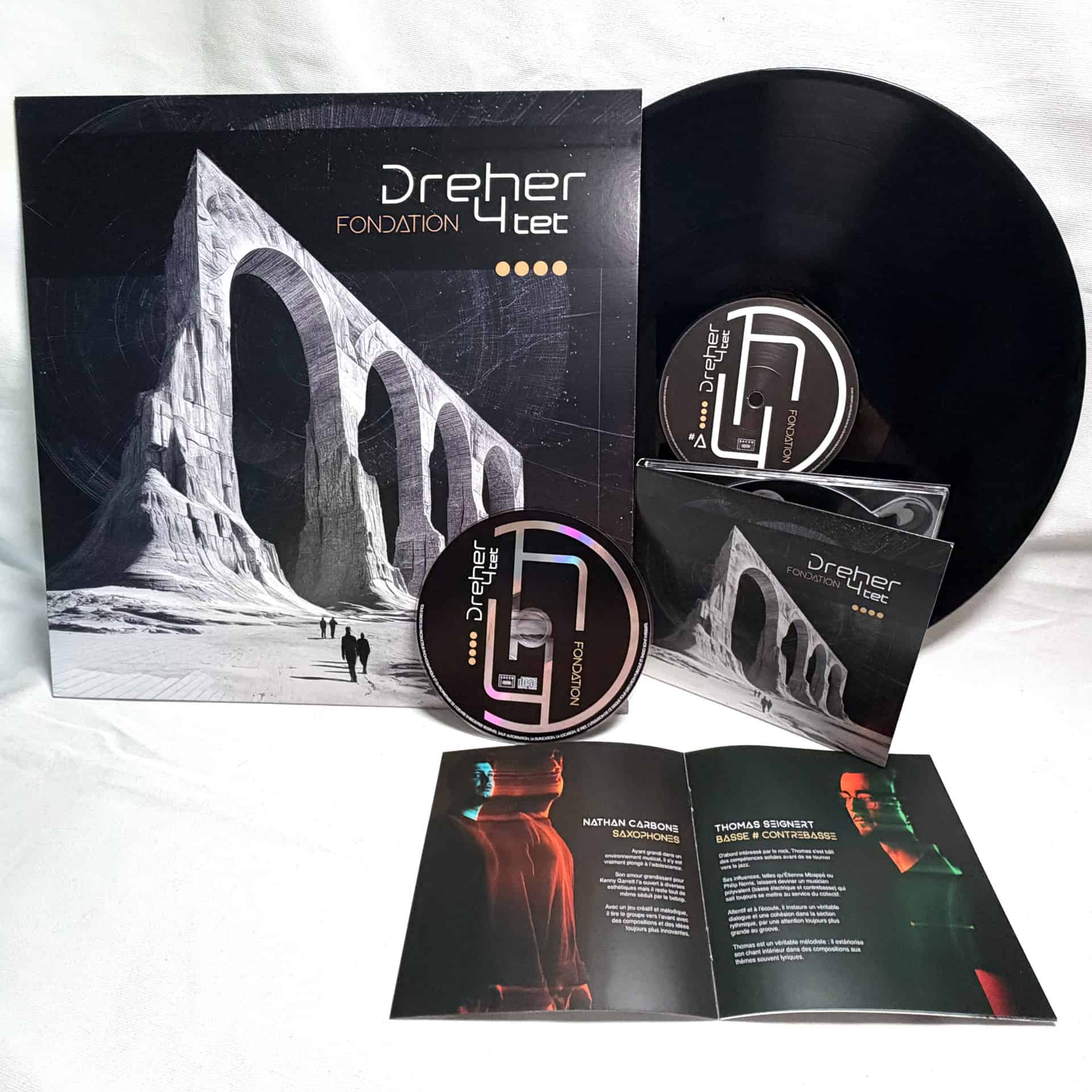 Dreher 4tet Fondation album cd Digipack et Vinyl