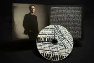 Packaging CD Boîtier Cristal avec livret soigné pour Keryan « Unknown » — Graphisme FKWeb